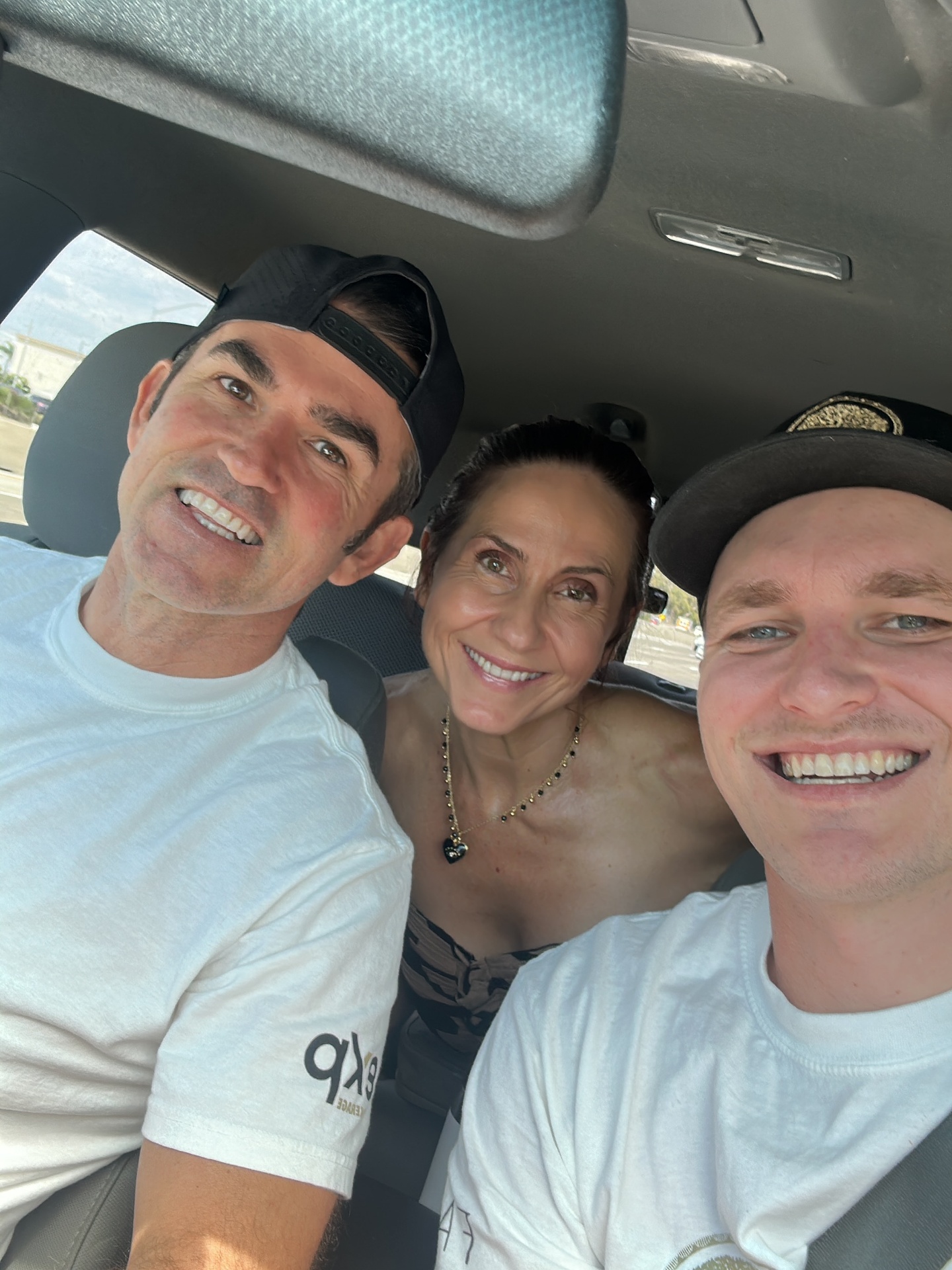 Zach with his business partners Frances and Brett Moon
